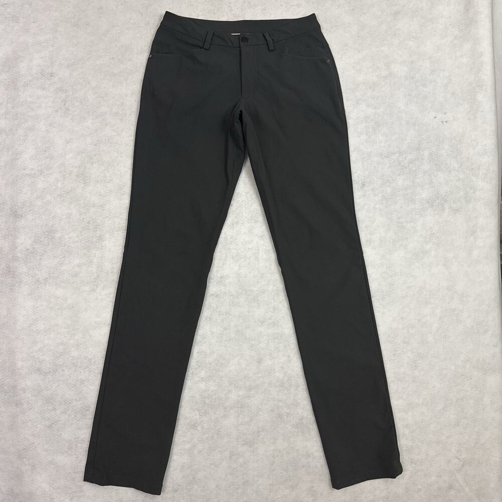 Lululemon ABC Pants Mens 32 Black Classic Fit 5 Pocket Warpstreme Office Golf